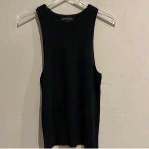Banana Republic Black Sleeveless Cashmere Silk Knit Sweater Tank s L